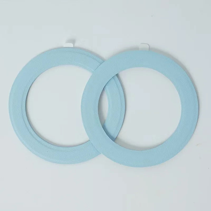2PCS Universal PU Leather Adhesive Magnetic Plate
