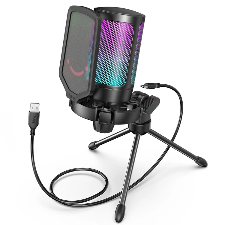Fifine AmpliGame A6V USB Condenser Gaming Microphone
