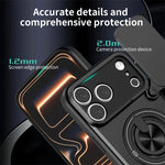 MagSafe Compatible Case for iPhone 17 Series with Rotating Ring and Camera Cover