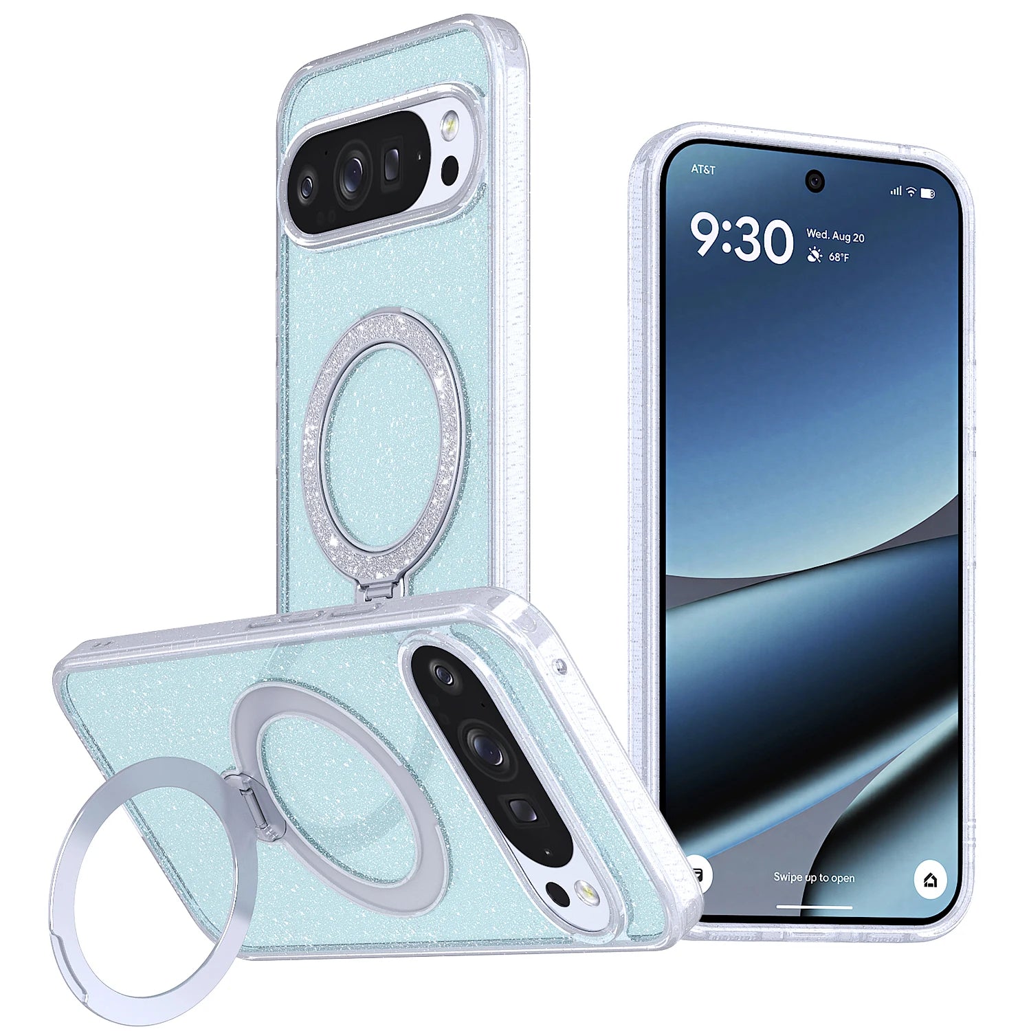 Google Pixel 10 Series Magnetic Protective Case with Ring Holder