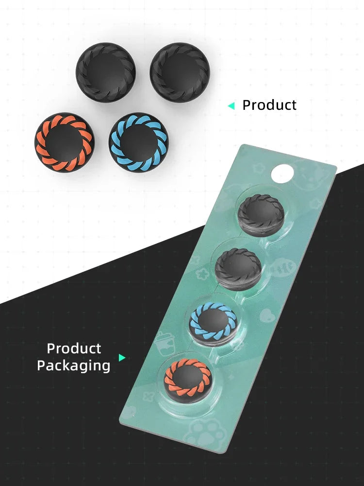 Silicone Thumb Grip Caps for Nintendo Switch 2 Controllers