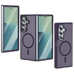 Translucent Matte Magnetic Case with Raised Camera Protection for Samsung Galaxy Z Fold 8 Ultra