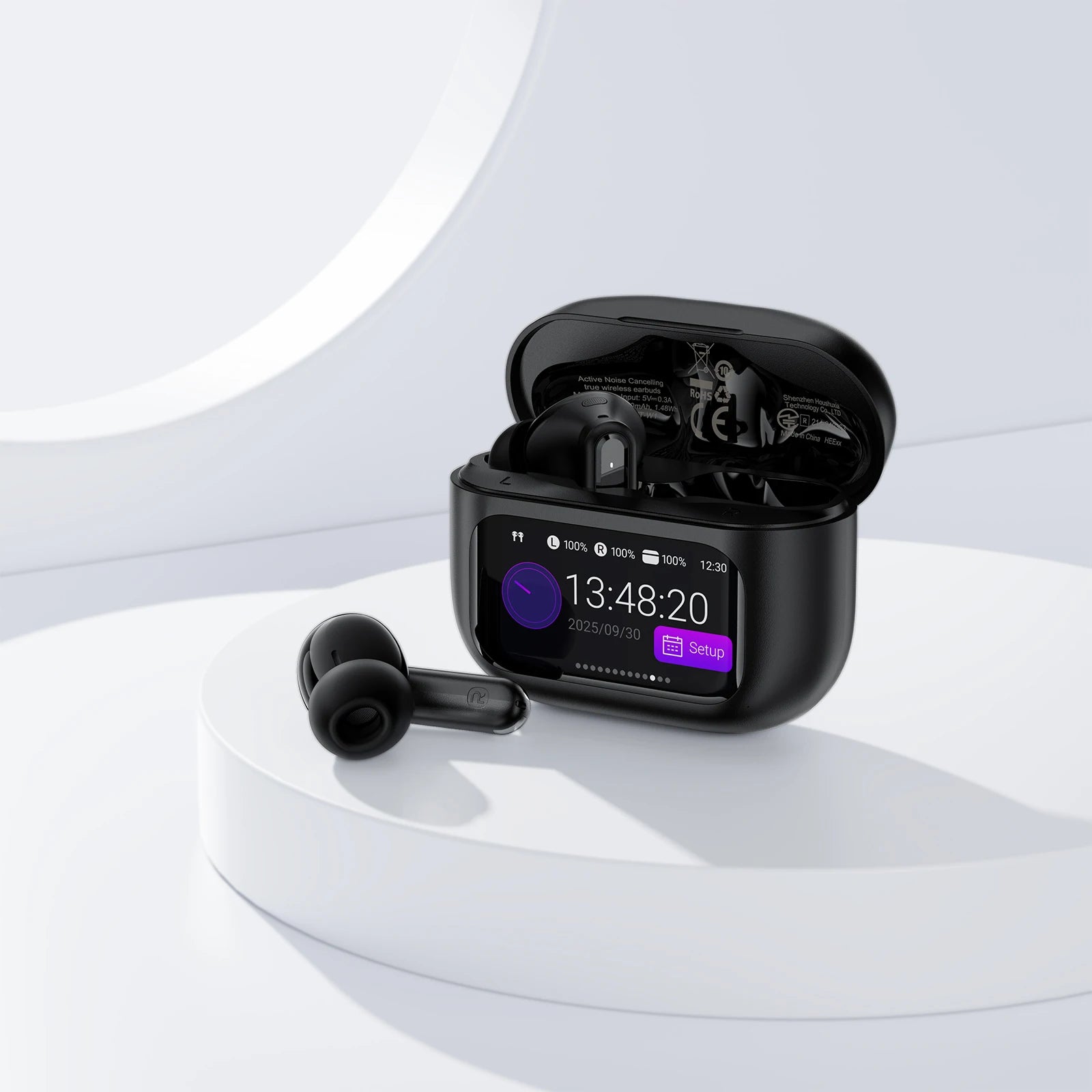 ACEFAST W6 Wireless Earbuds with Smart Touch Screen & ANC