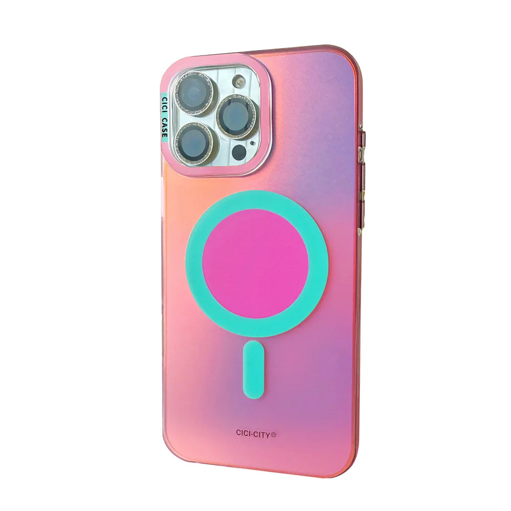 Luxury Fashion Matte Color-Changing MagSafe Case for iPhone 15 Series