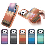 iPhone 17 Series MagSafe Gradual Color Case with Detachable Card Holder