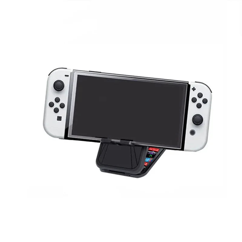 Portable Folding Stand with Game Storage for Nintendo Switch 2