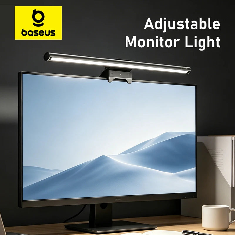 Baseus Monitor Light Hanging LED Desk Lamp for Screen Backlighting