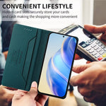 OnePlus 15 RFID-Blocking Leather Flip Wallet Case