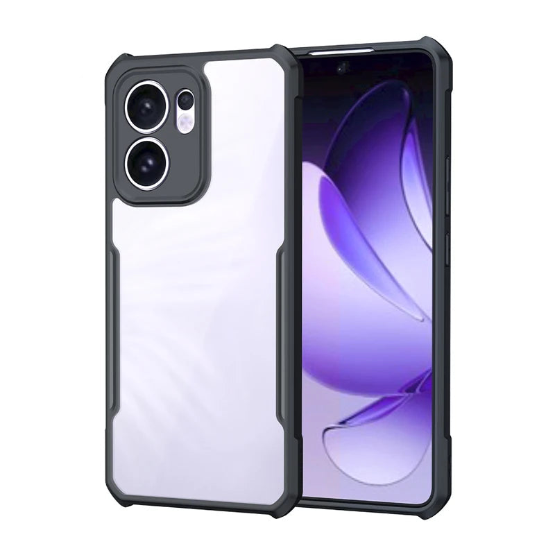 Shockproof PC + TPU Clear Case with Airbags for OPPO Reno 13F