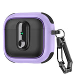 Shockproof Padded Case with Metal Carabiner Clip for AirPods Pro 3