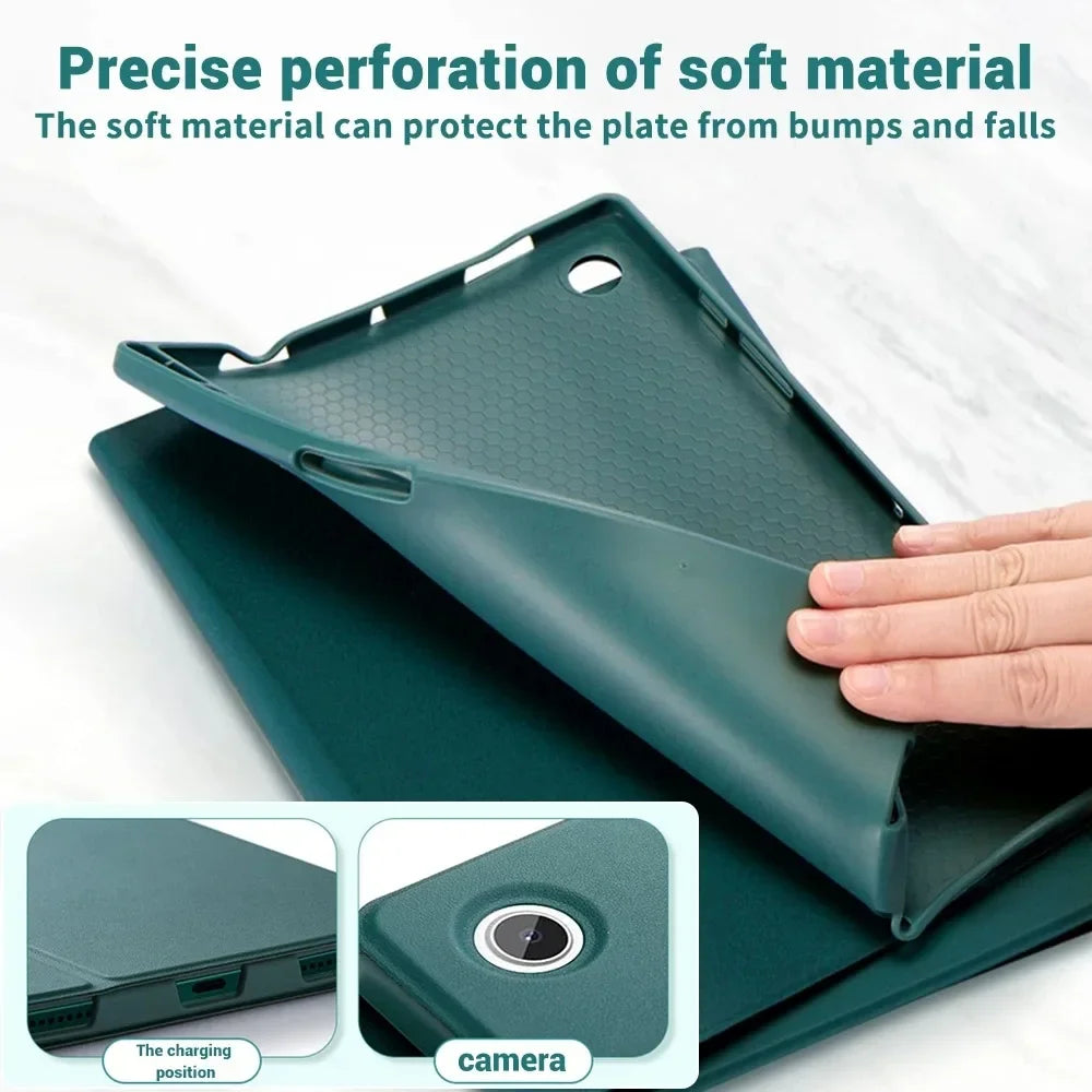 Samsung Galaxy Tab S11 Ultra PU Leather Case with Integrated Pencil Holder