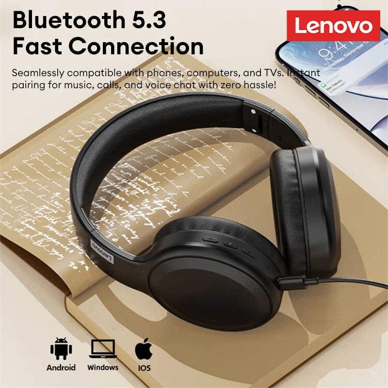Lenovo Thinkplus TH30 Wireless Over-Ear Headphones