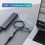 CABLETIME USB-C Gen 2 Extension Cable, 100W Power Delivery