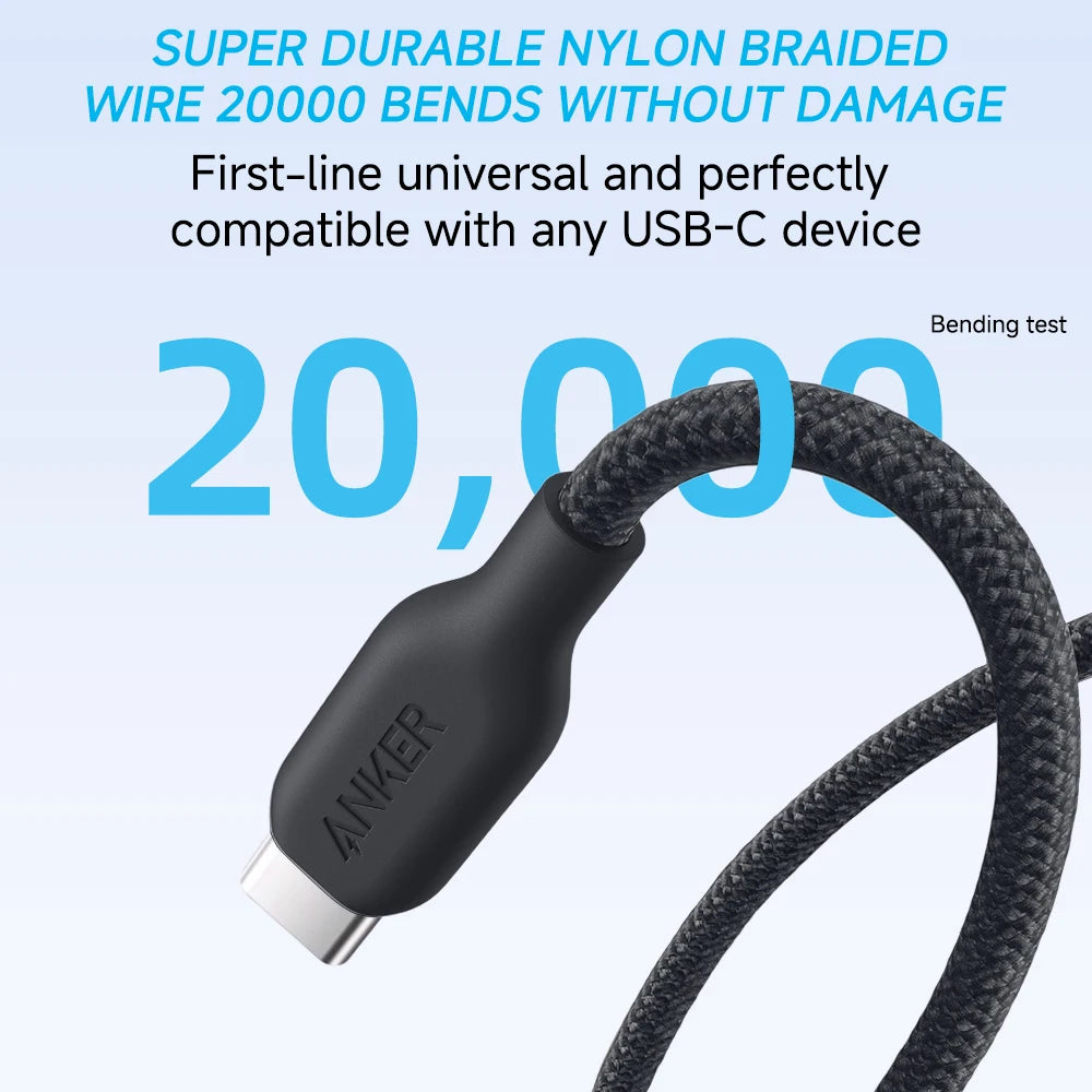 Anker USB-C 240W Bio-Based Braided Fast Charging Cable