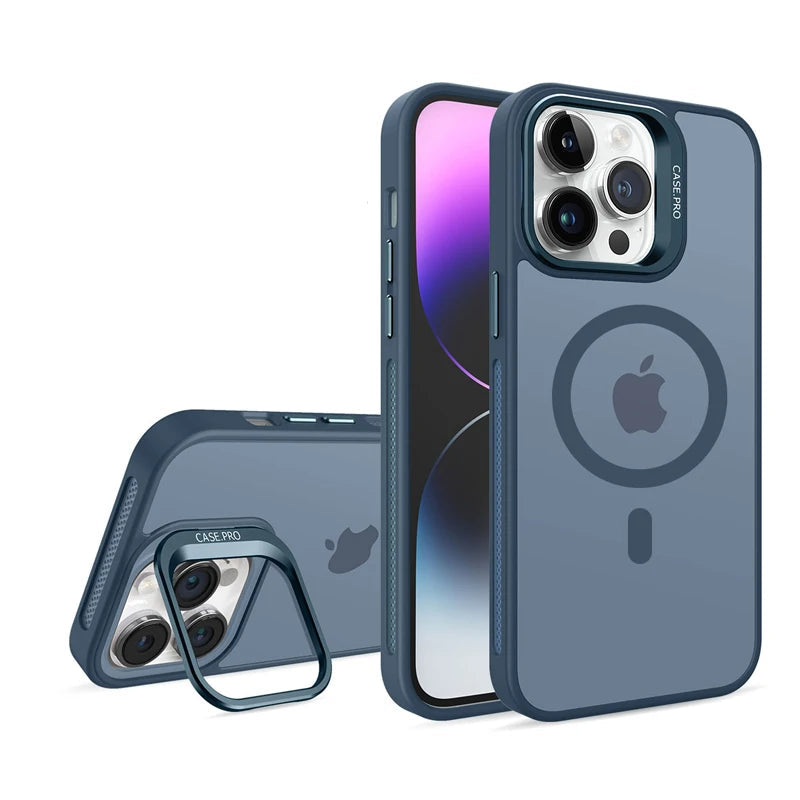 iPhone 16 Series Matte Clear MagSafe Case with Lens Mount Protection
