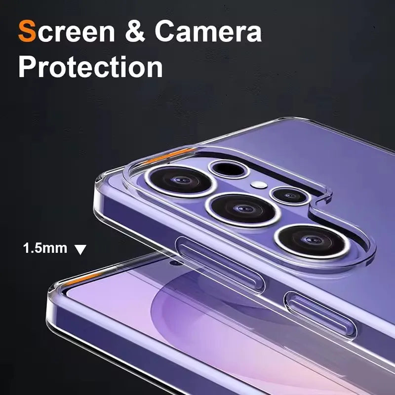 Ultra-Thin Transparent TPU Case for Samsung Galaxy S26 Series