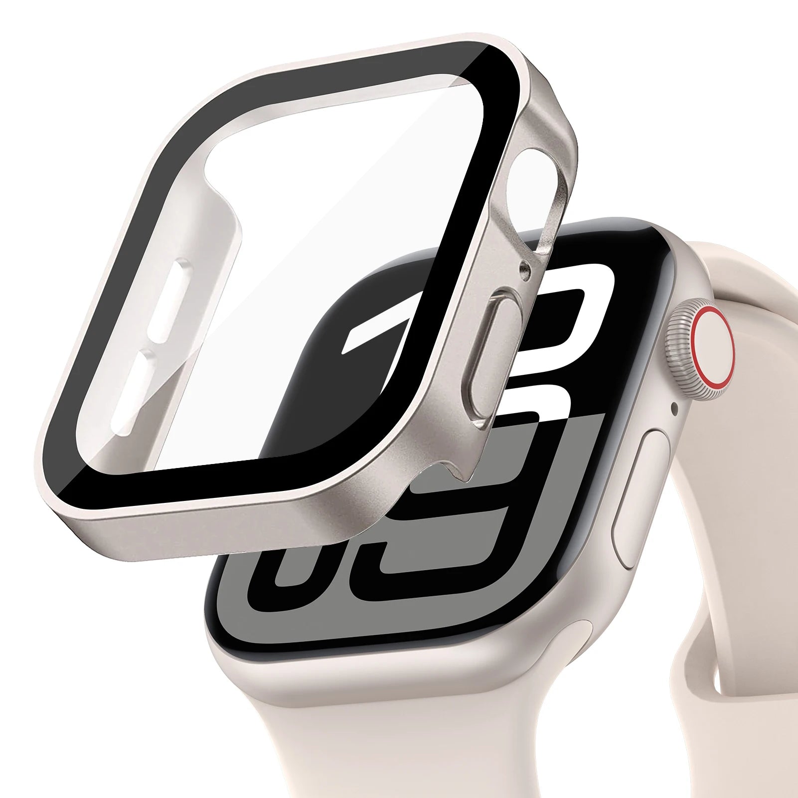Straight Edge Waterproof Case for Apple Watch Series 10