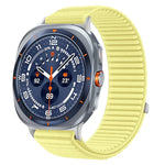 Breathable Nylon Watch Strap with Hook-and-Loop Fastener for Samsung Galaxy Watch Ultra 2