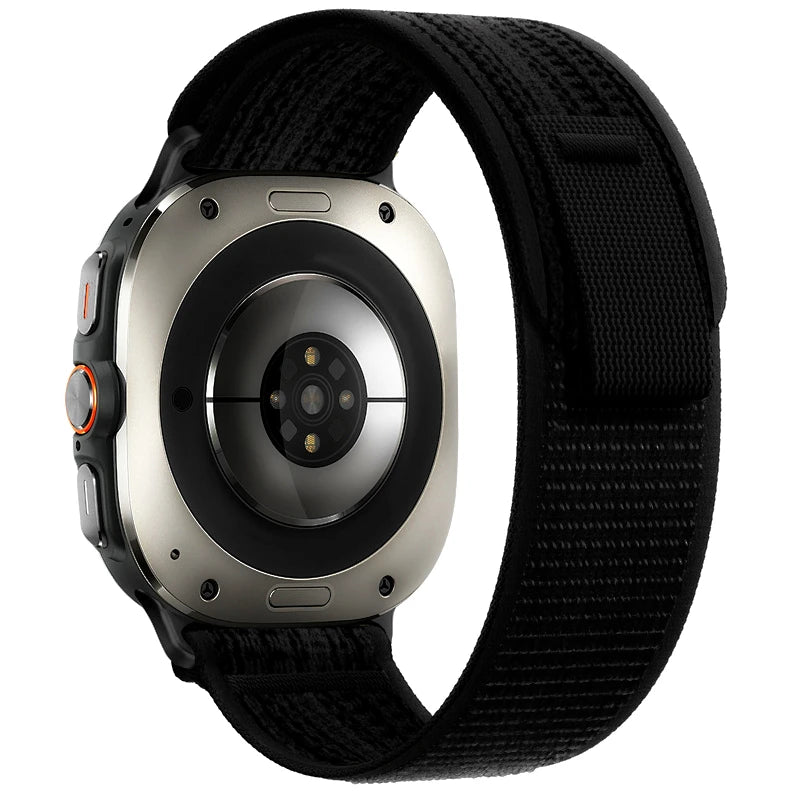 Ribbed Nylon No-Gap Watch Strap for Samsung Galaxy Watch Ultra 2