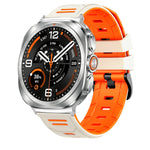 Two-Tone Perforated Silicone Sport Strap for Samsung Galaxy Watch 9