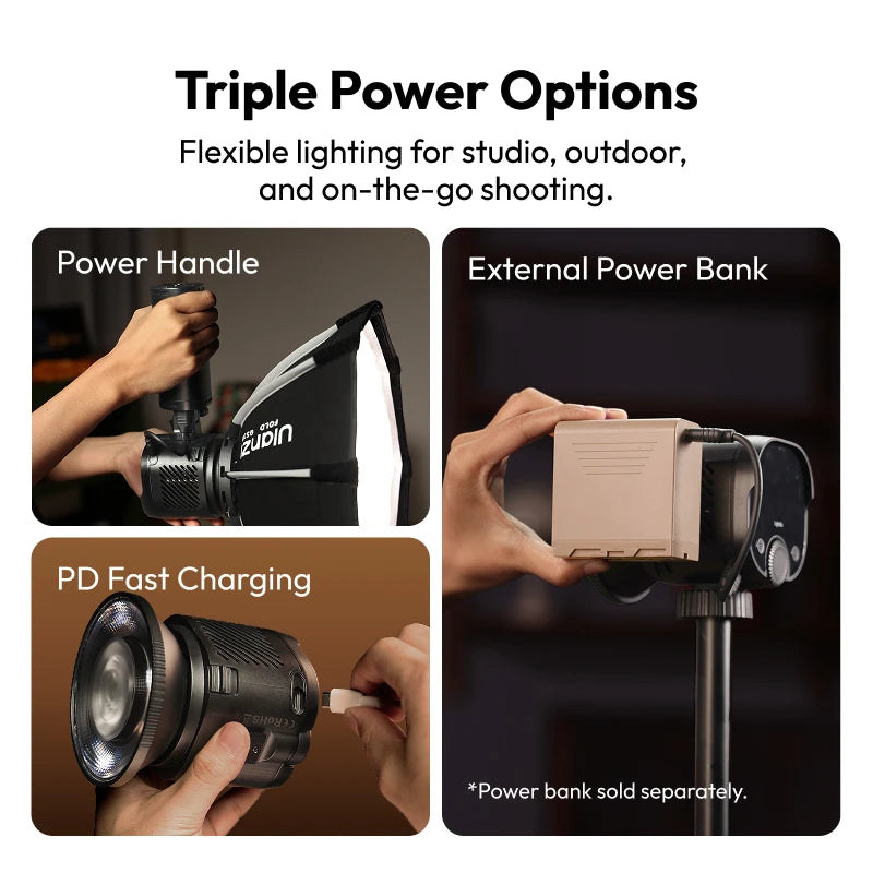 Ulanzi LC60 2-in-1 Video Light Flash