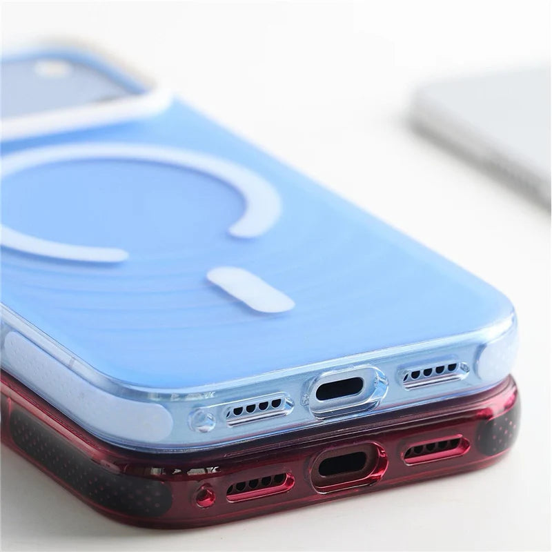 Transparent Airbag Corner Case with Raised Camera Protection Ring for iPhone 18 Series