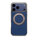 Lychee Pattern MagSafe Case with Kickstand for iPhone 17 Pro & iPhone 17 Pro Max