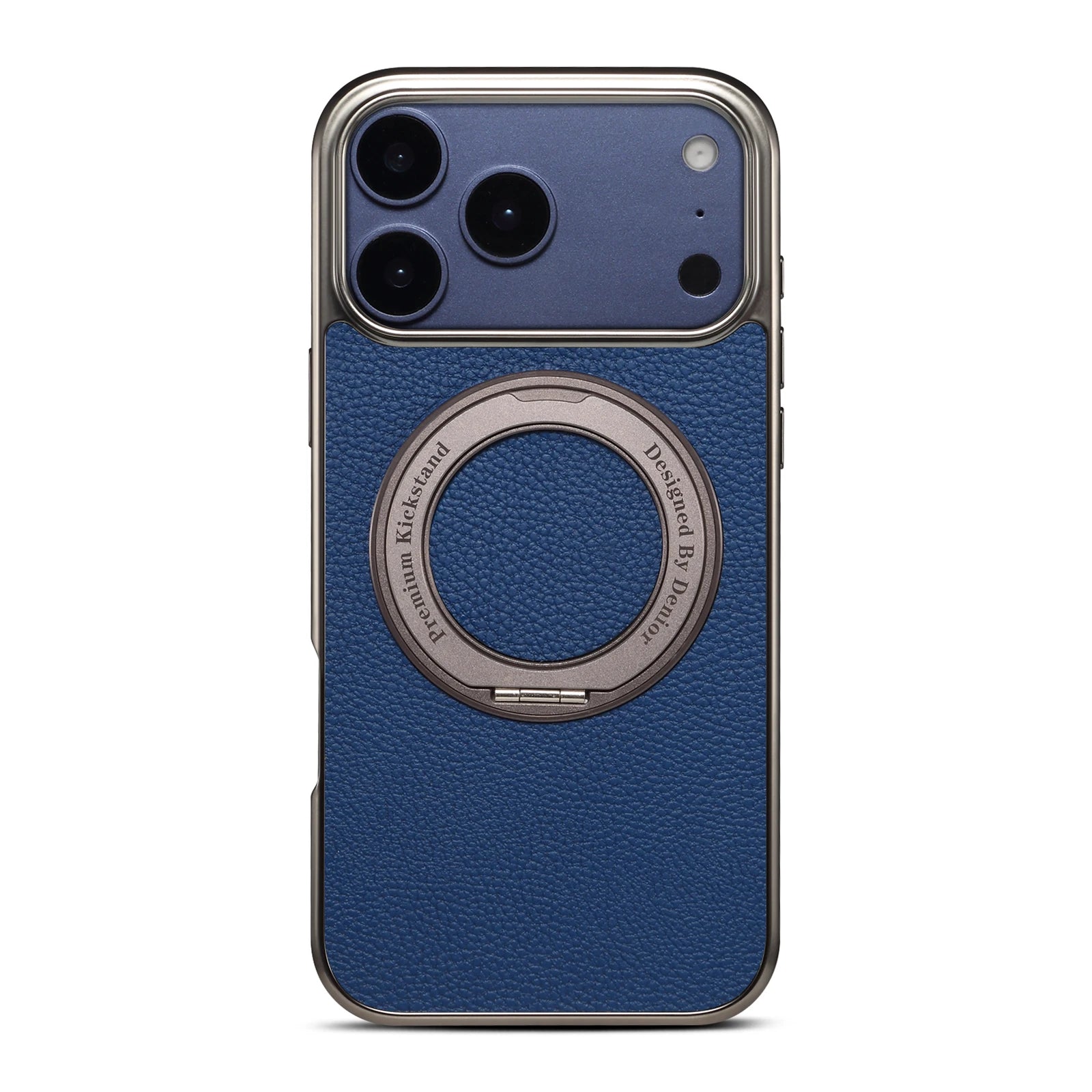 Lychee Pattern MagSafe Case with Kickstand for iPhone 17 Pro & iPhone 17 Pro Max