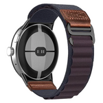 Breathable Nylon and Leather Band for Google Pixel Watch 4