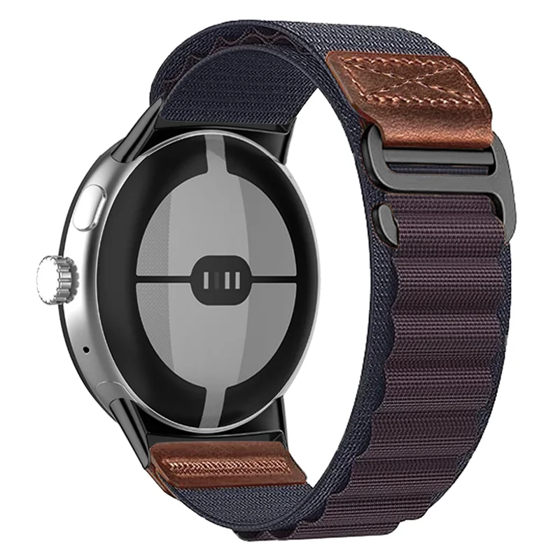 Breathable Nylon and Leather Band for Google Pixel Watch 4