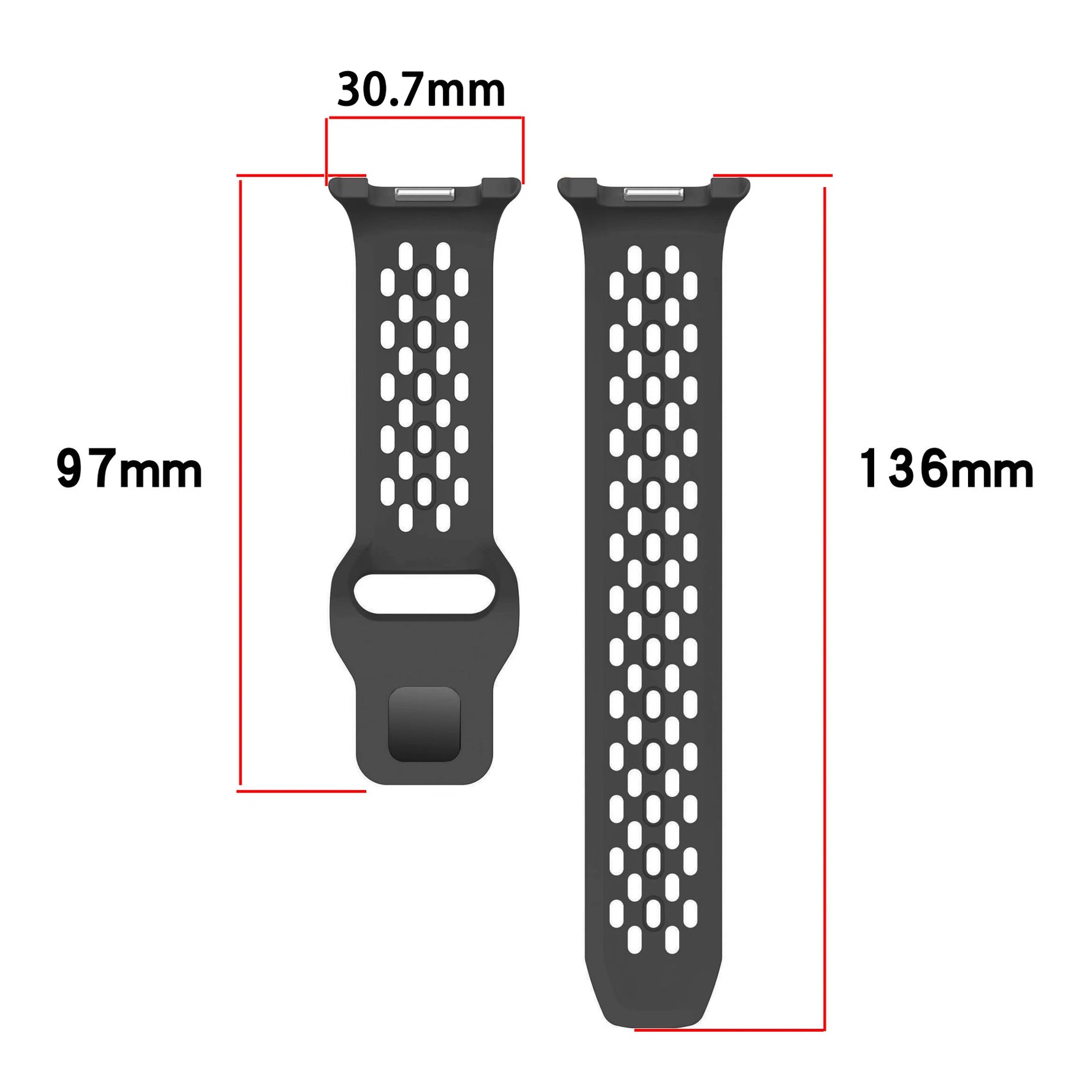 Breathable Silicone Sport Band for Samsung Galaxy Watch 8 & Galaxy Watch 8 Classic