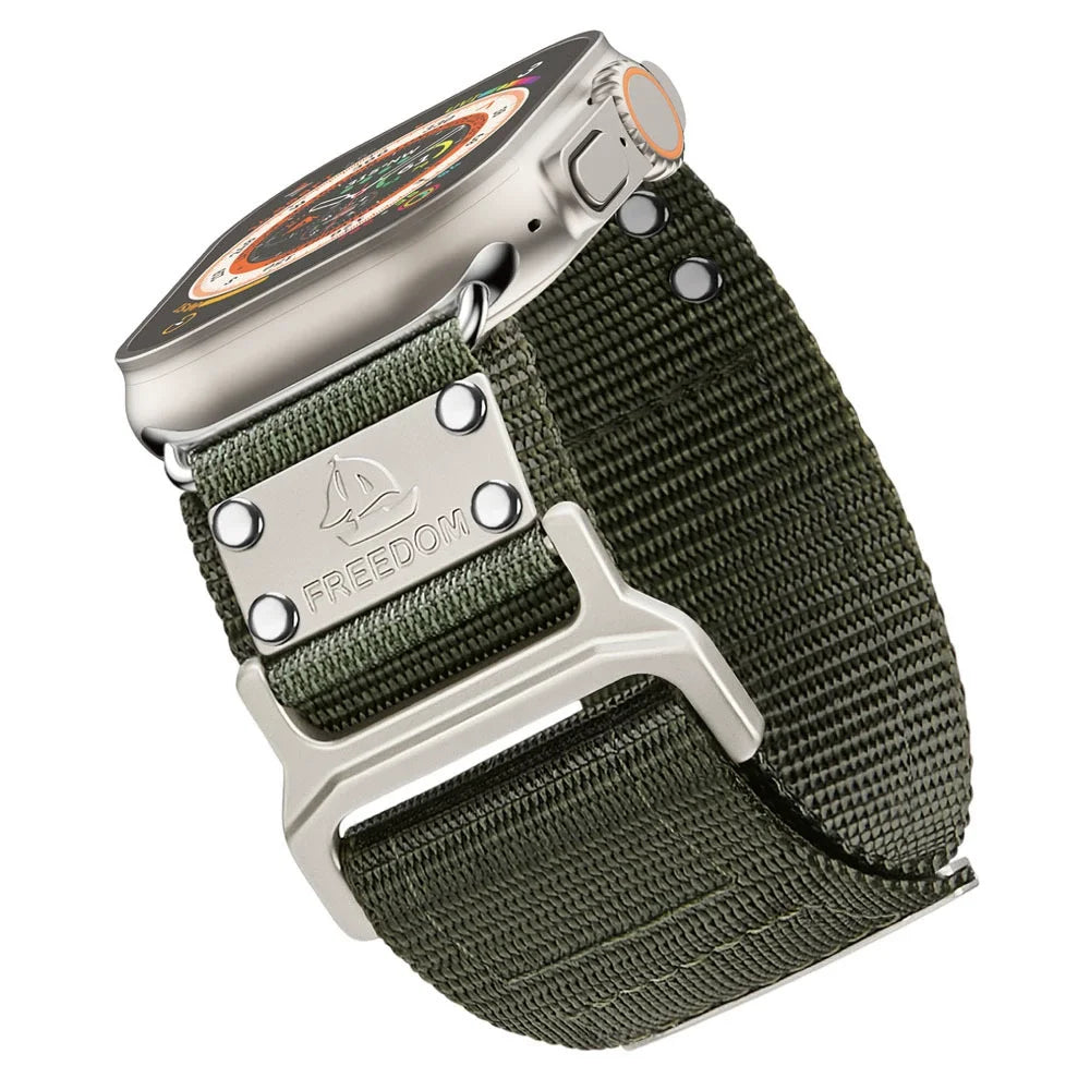Infinitely Adjustable Woven Nylon Band for Apple Watch