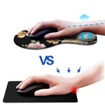 Cute Ergonomic Mouse Pad with Wrist Rest