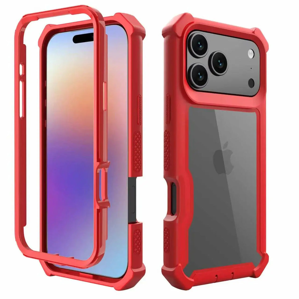 Transparent Shockproof Bumper Case for iPhone 17 Series