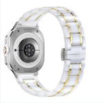 Premium Ceramic and Stainless Steel Strap for Samsung Galaxy Watch Ultra
