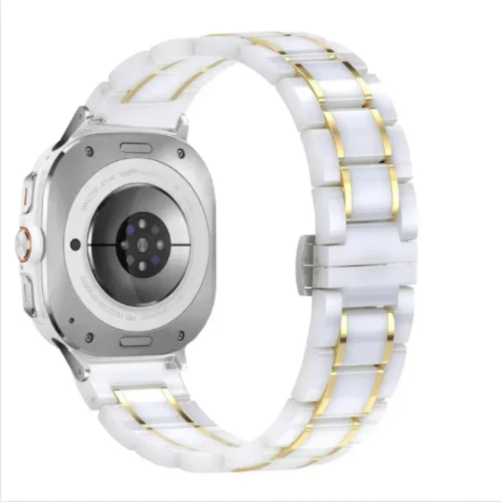 Premium Ceramic and Stainless Steel Strap for Samsung Galaxy Watch Ultra