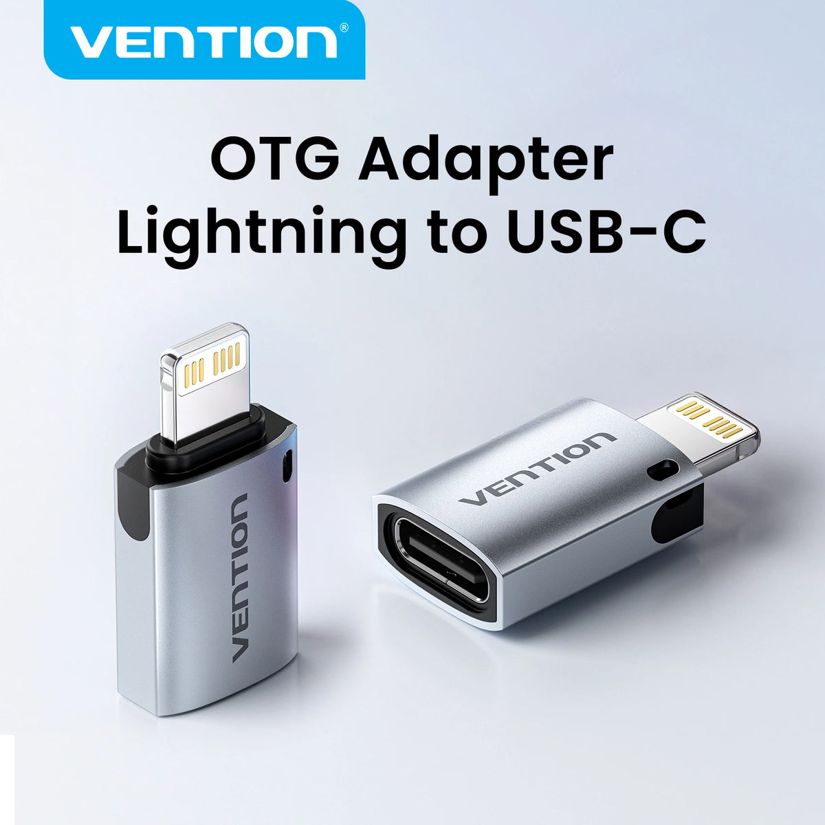 Vention Lightning To USB-C OTG Adapter