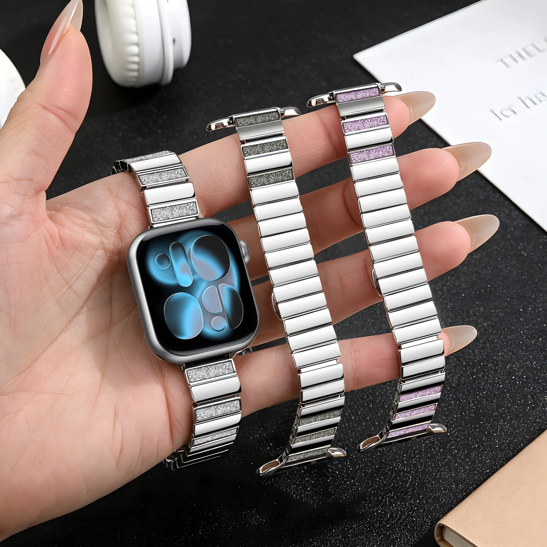 Women's Metal Bracelet for Apple Watch