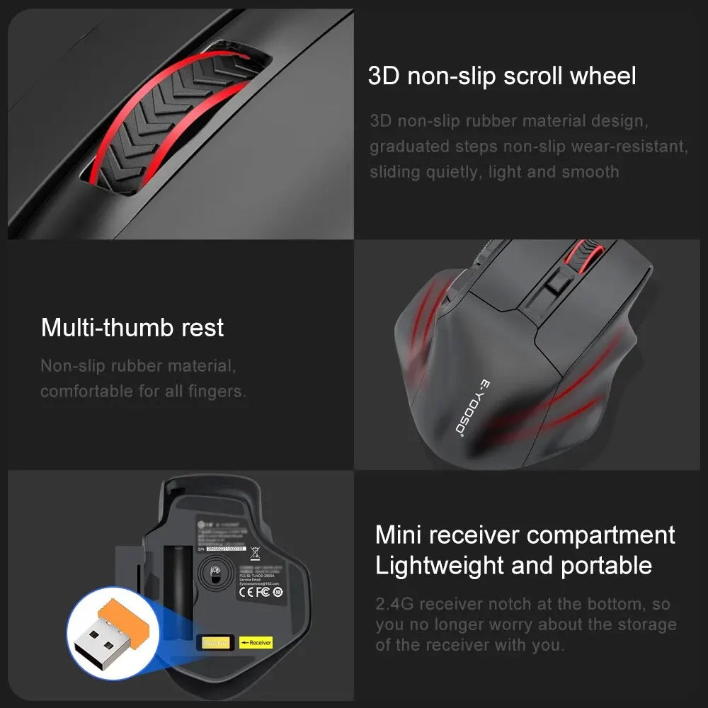 E-YOOSO X-31 Ergonomic Gaming Mouse