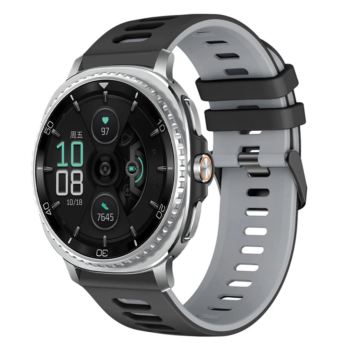 Durable No-Gap Sport Silicone Wristband for Samsung Galaxy Watch 8 & Galaxy Watch 8 Classic
