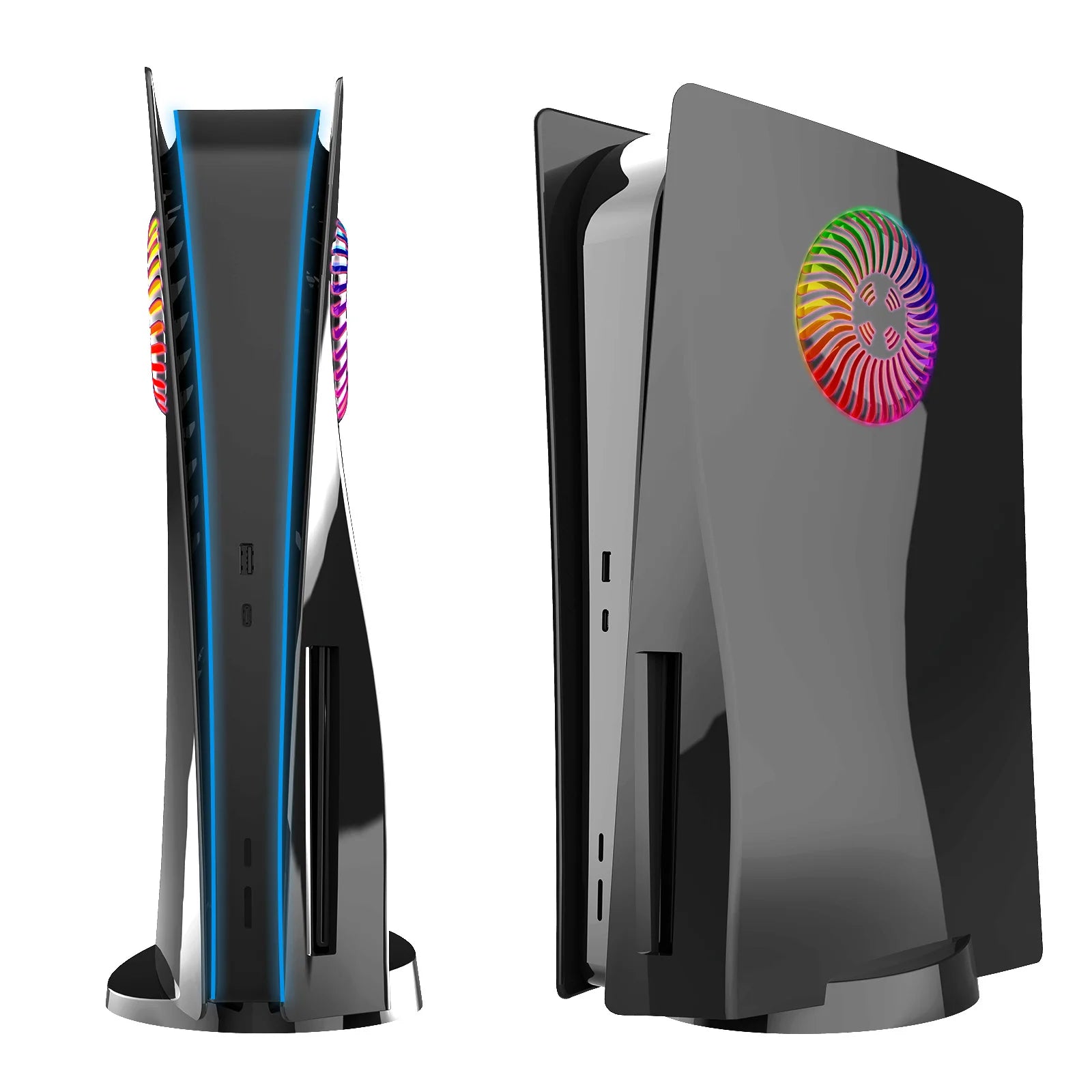 PlayStation 5 Disc Edition Side Shell Plates with RGB LED & Cooling Vents