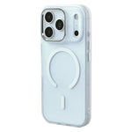 Heavy Duty Matte Translucent MagSafe Shockproof Case with Alloy Lens Cover for iPhone 17 Series