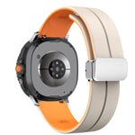 Silicone Magnetic Buckle Strap for Samsung Galaxy Watch 8 /  Galaxy Watch 8 Classic