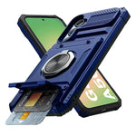 Samsung Galaxy A56 Shockproof Case with Magnetic Rotating Ring Stand & Wallet Cover