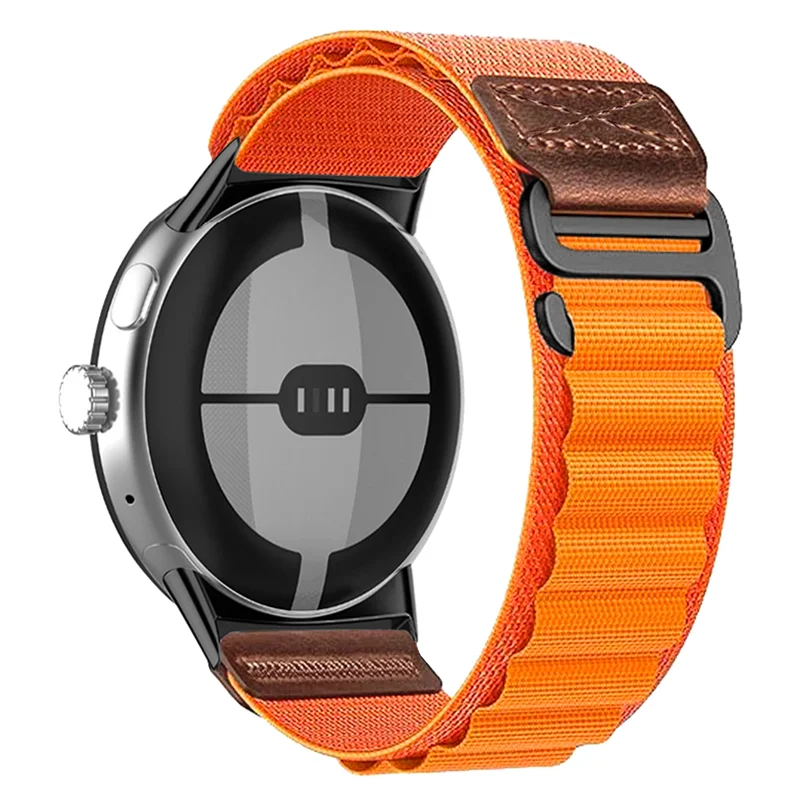 Breathable Nylon and Leather Band for Google Pixel Watch 4