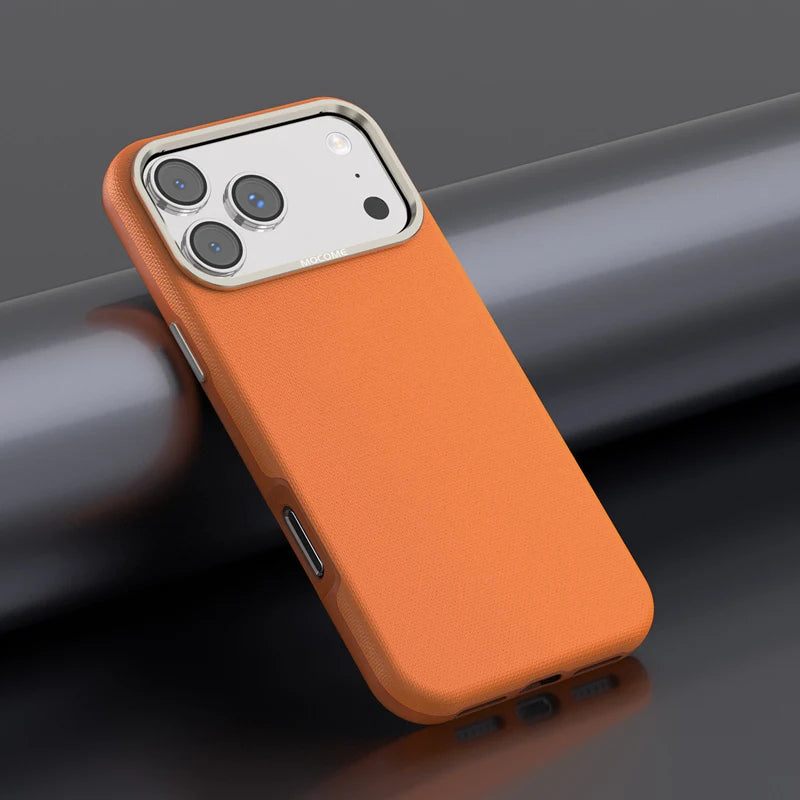 Shockproof Plaid MagSafe Case Metal Lens Guard for iPhone 17 Series