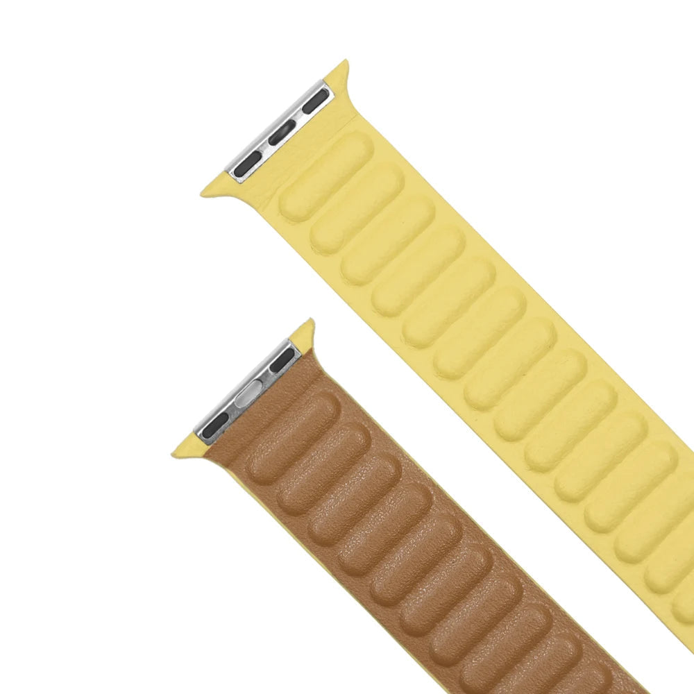 Magnetic Leather Link Band for Apple Watch