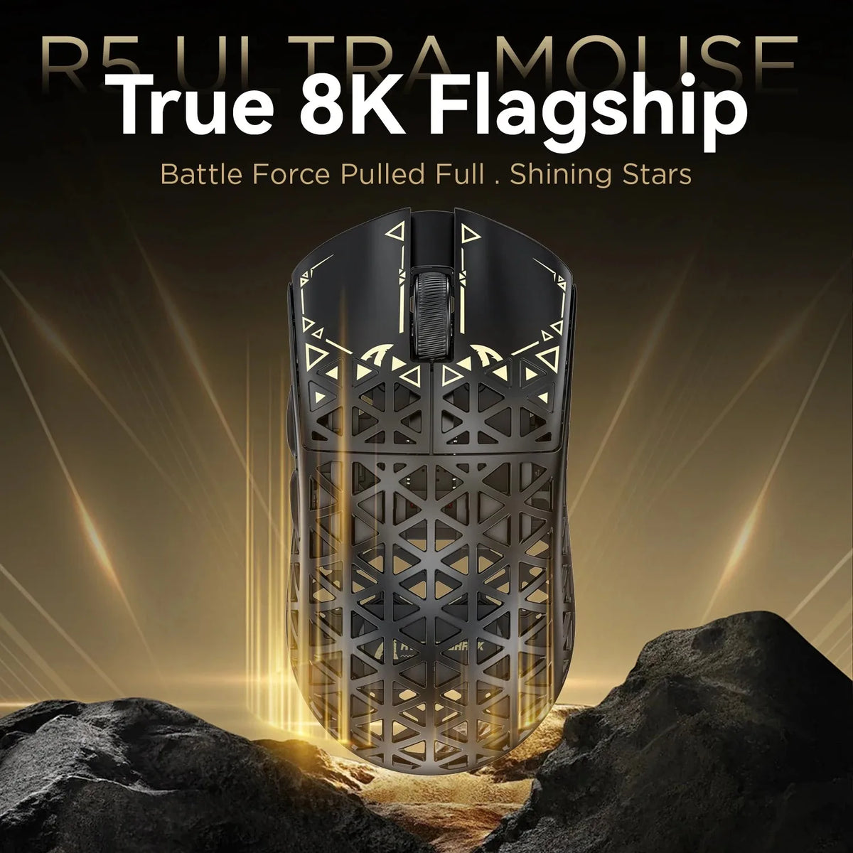 ATTACK SHARK R5 Ultra Tri-Mode Wireless Gaming Mouse