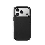 Luxury Lychee Texture PU Leather Case with Alloy Lens Frame for iPhone 17 Series