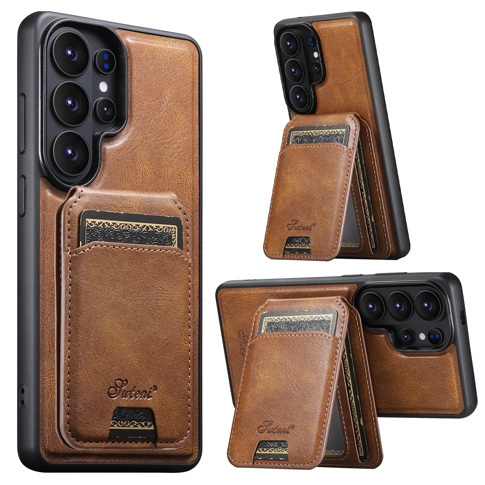 2-in-1 Detachable Oil Wax Leather Case for Samsung Galaxy S26 Ultra